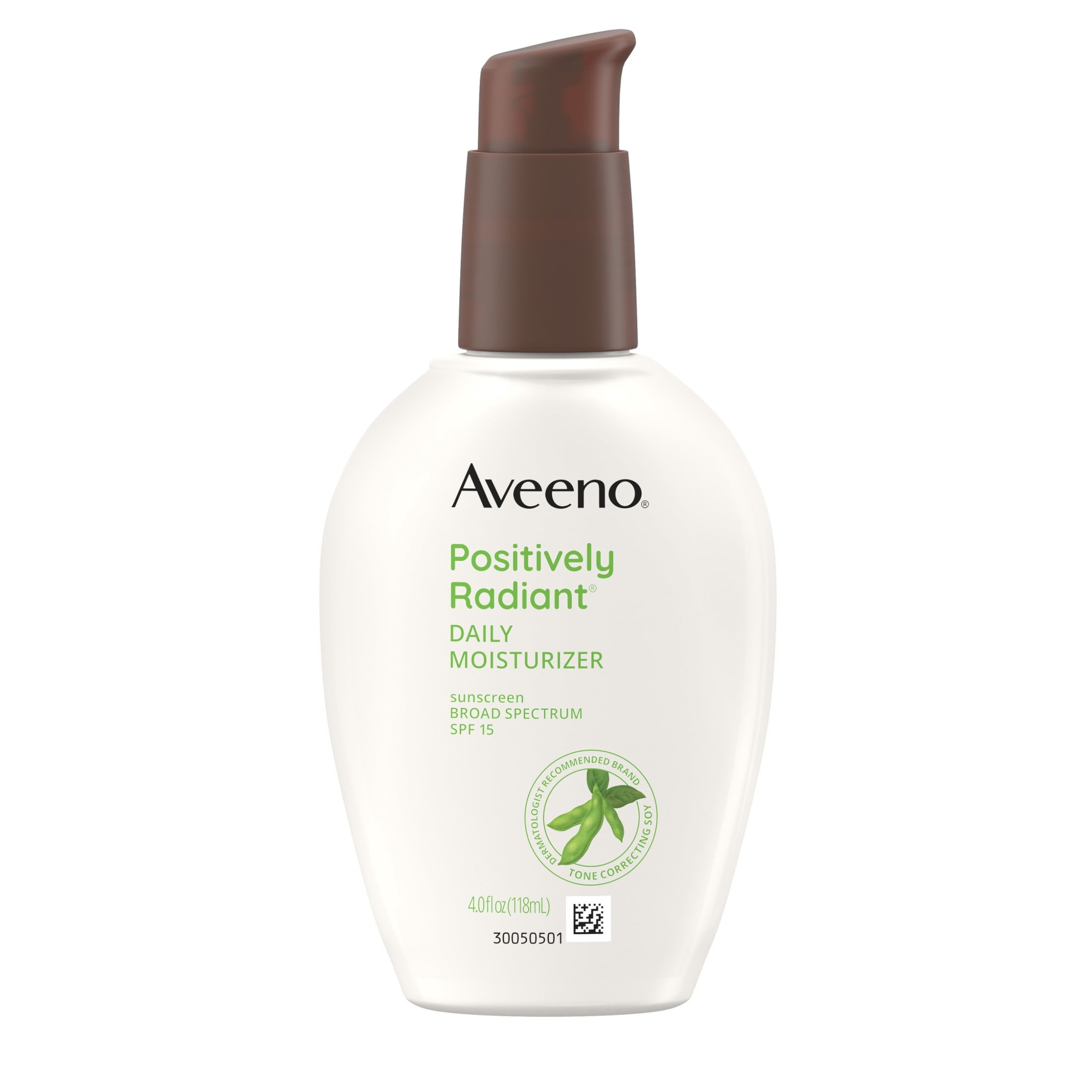 Aveeno Positively Radiant Daily Face Moisturizer with SPF 15, 4 Fl oz