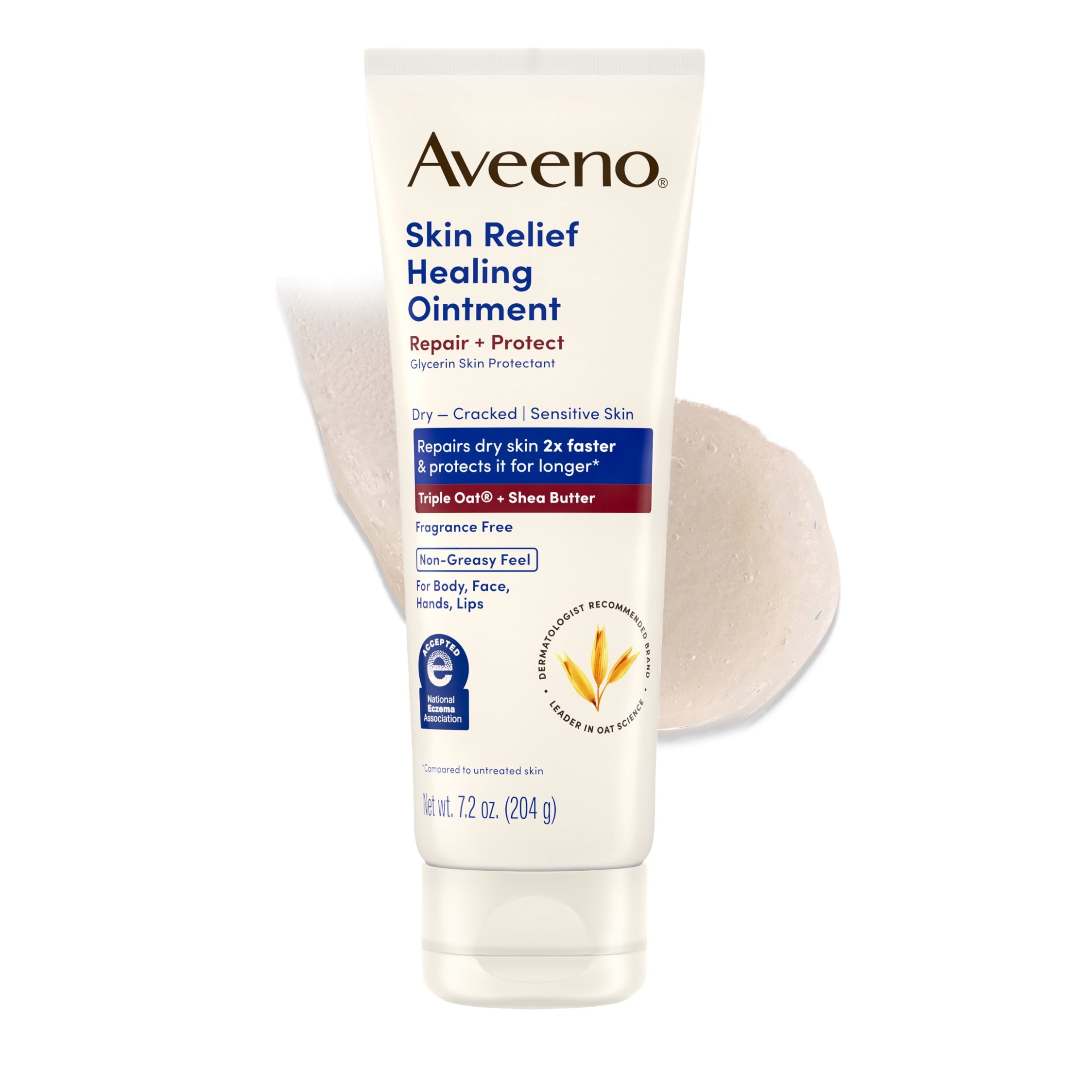 Aveeno Skin Relief Healing Ointment for Body & Face 7.2 oz