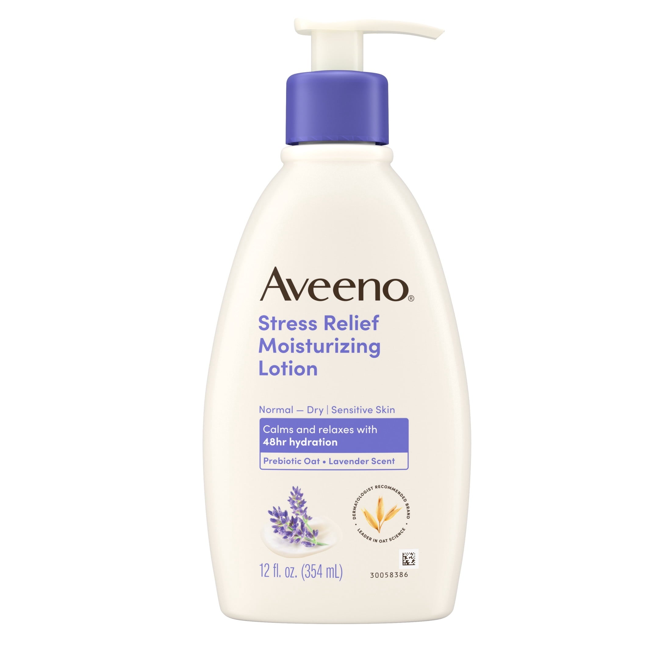 Aveeno Stress Relief Moisturizing Lotion, Lavender Scent, 18 fl. oz