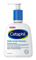 Cetaphil Daily Facial Cleanser 8oz Combination To Oily Skin (Pack of 3)