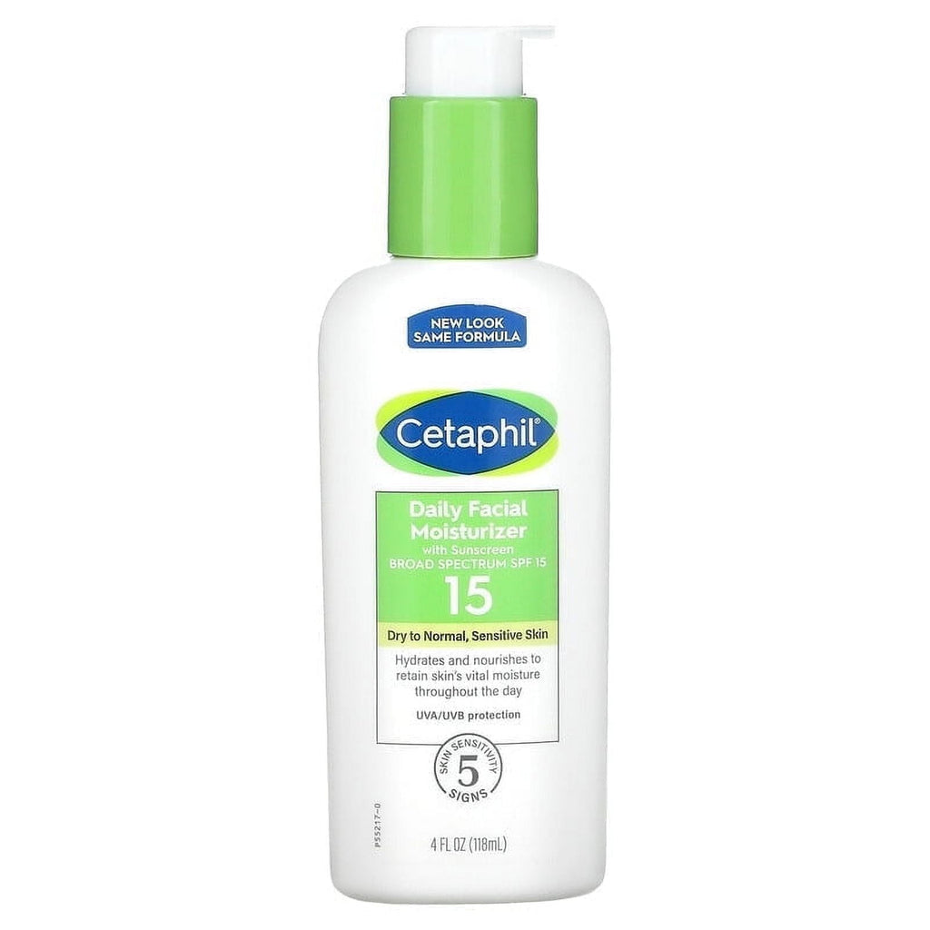 Cetaphil Daily Facial Moisturizer with SPF 15, Fragrance Free - 4 Oz