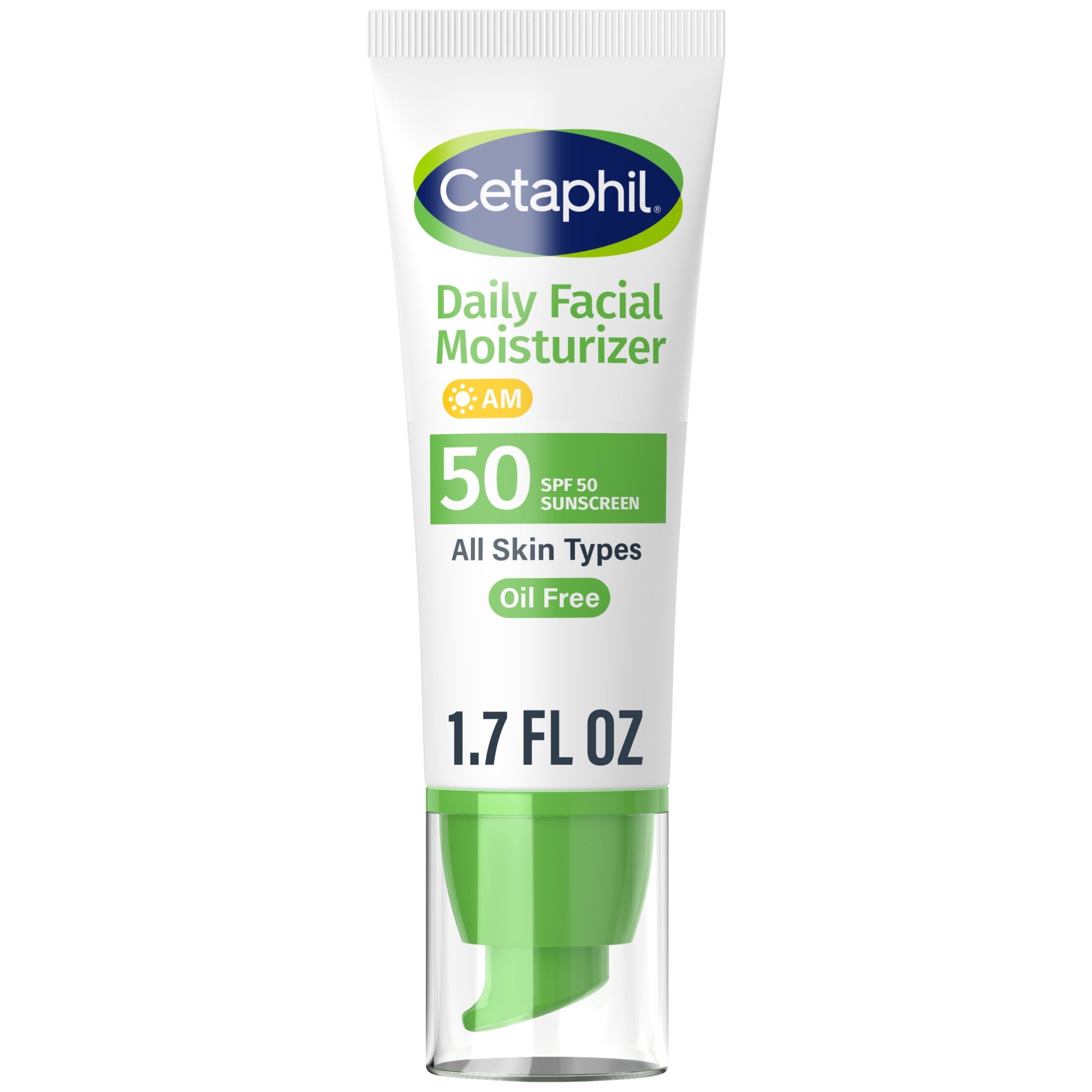 Cetaphil Daily Facial Moisturizer Lotion, Broad Spectrum SPF 50, 1.7 fl oz