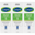 Cetaphil Daily Facial Moisturizer with Sunscreen, SPF 15, 4 Oz., 3 Pk.