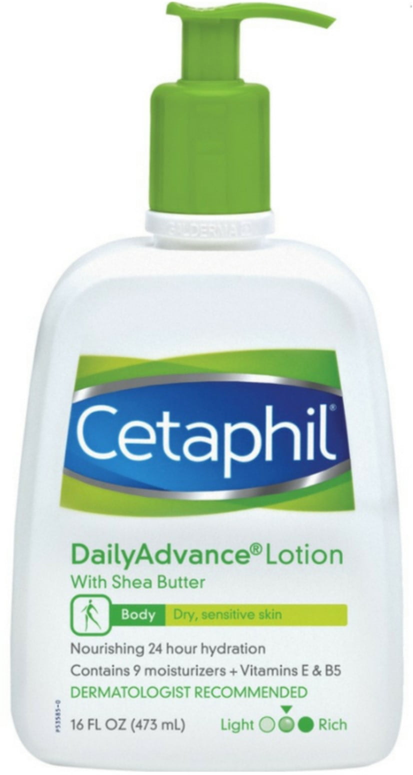 Cetaphil DailyAdvance Ultra Hydrating Lotion for Dry/Sensitive Skin 16 oz (Pack of 2)