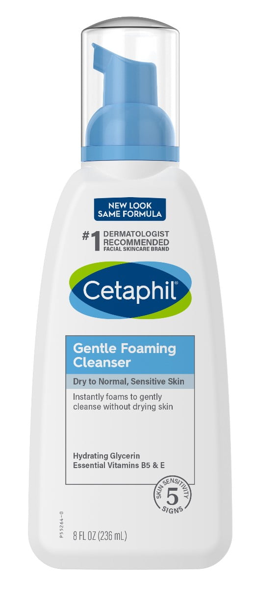 Cetaphil Gentle Foaming Cleanser 8oz Dry To Normal (Pack of 3)