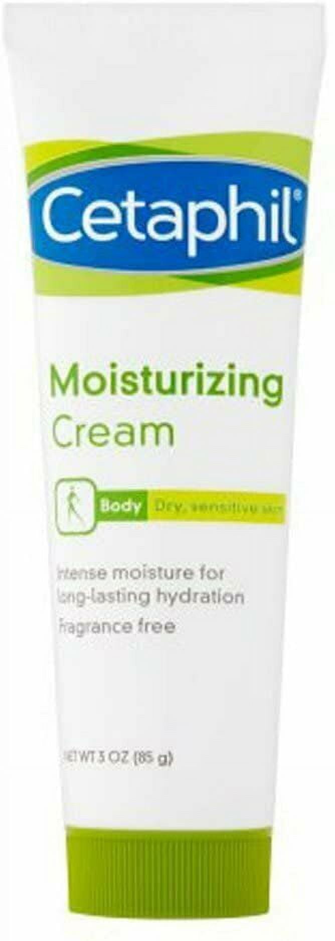 Cetaphil Moisturize & Hydrates Sensitive Skin Cream Lotion, 3 oz, 3 Pack
