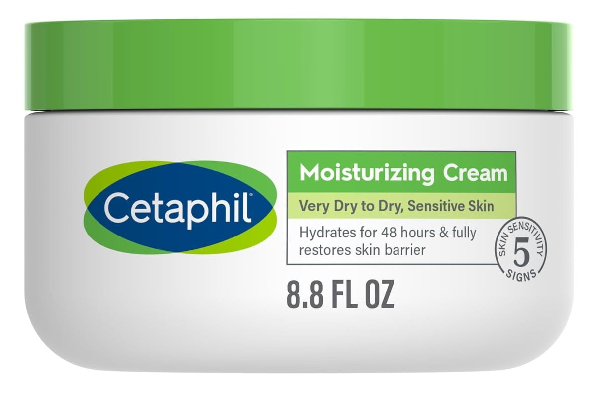 Cetaphil Moisturizing Cream 8.8oz Jar Very Dry To Dry Skin (Pack of 3)