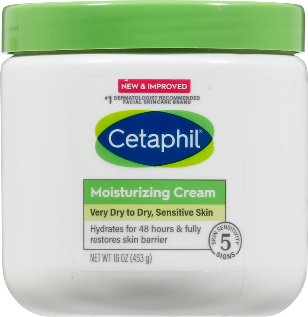 Cetaphil Moisturizing Cream Very Dry To Dry, Sensitive Skin, 16 Oz ..