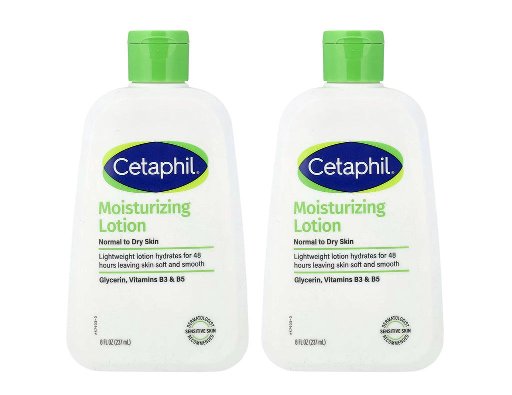 Cetaphil Moisturizing Lotion 8oz Dry To Normal Skin (Pack of 2)