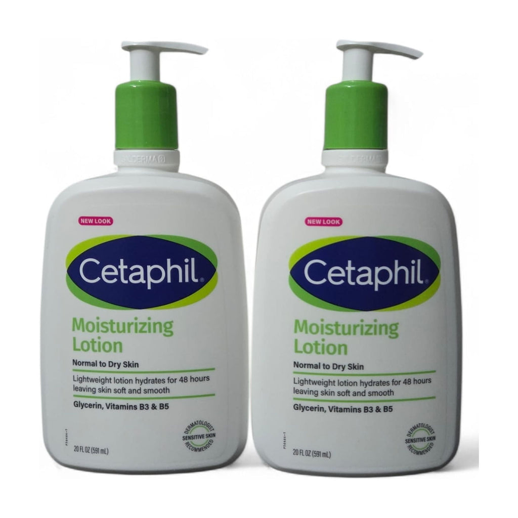 Cetaphil Moisturizing Lotion, Normal to Dry Skin, 20 fl oz, 2 Pack
