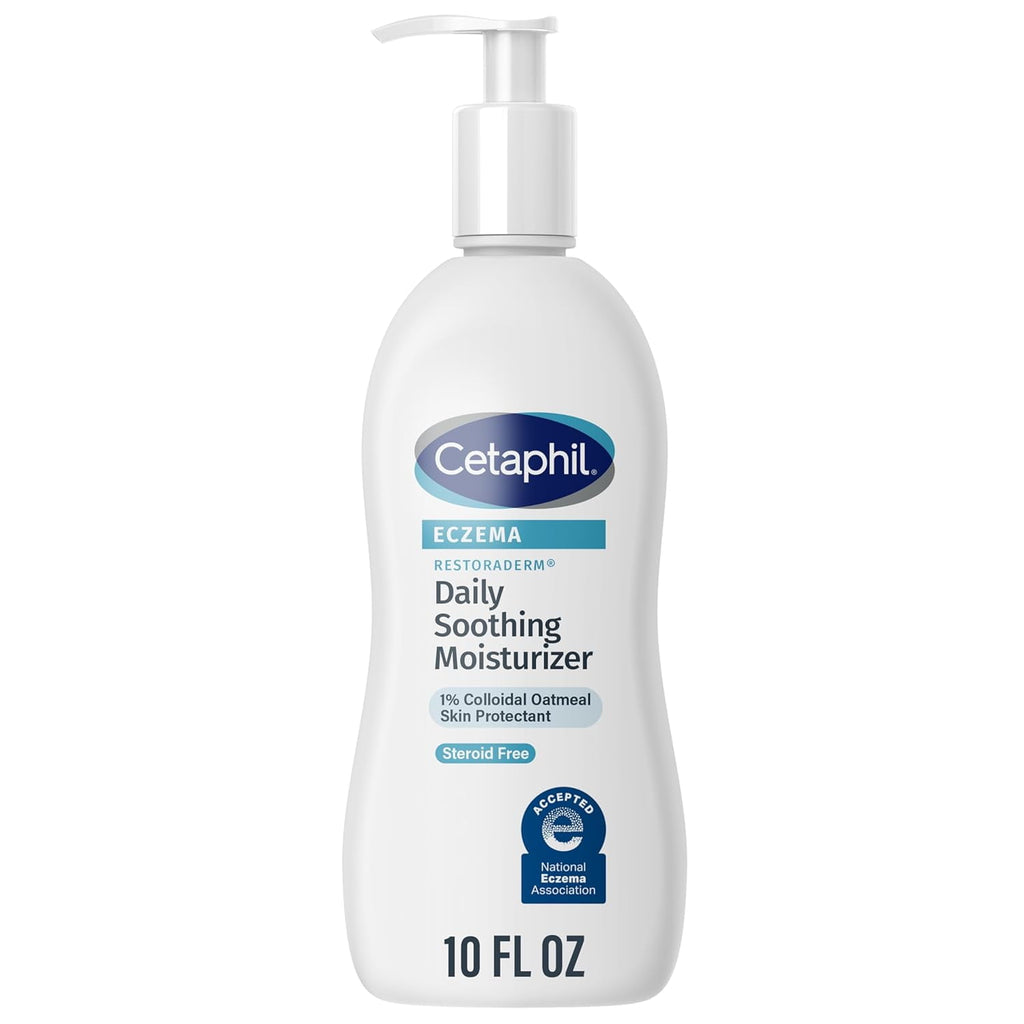 Eczema, Restoraderm Soothing Moisturizer, Fragrance Free, 10 fl oz (296 ml), Cetaphil