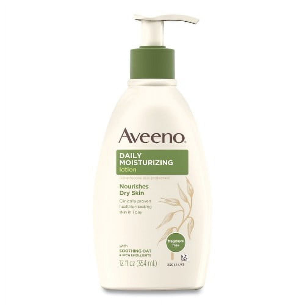 New Aveeno Active Naturals Daily Moisturizing Lotion, 12 oz Pump Bottle,Each