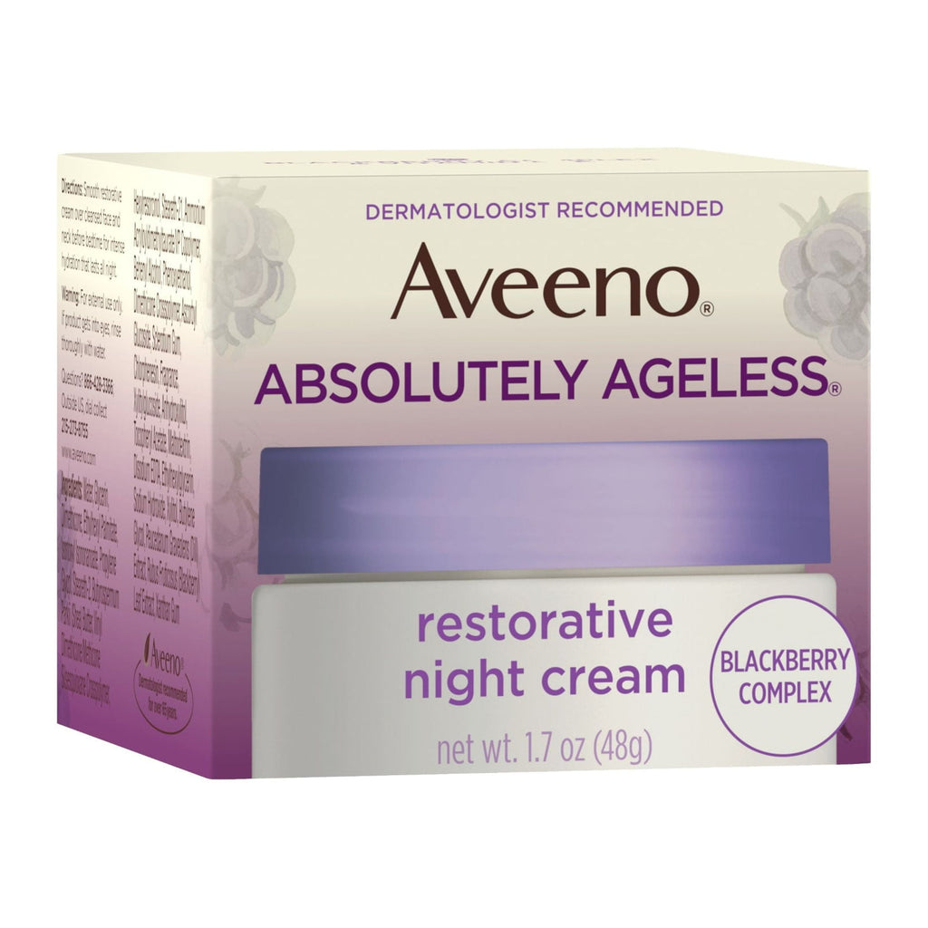 Aveeno Absolutely Ageless Restorative Night Cream for Face, 1.7 oz