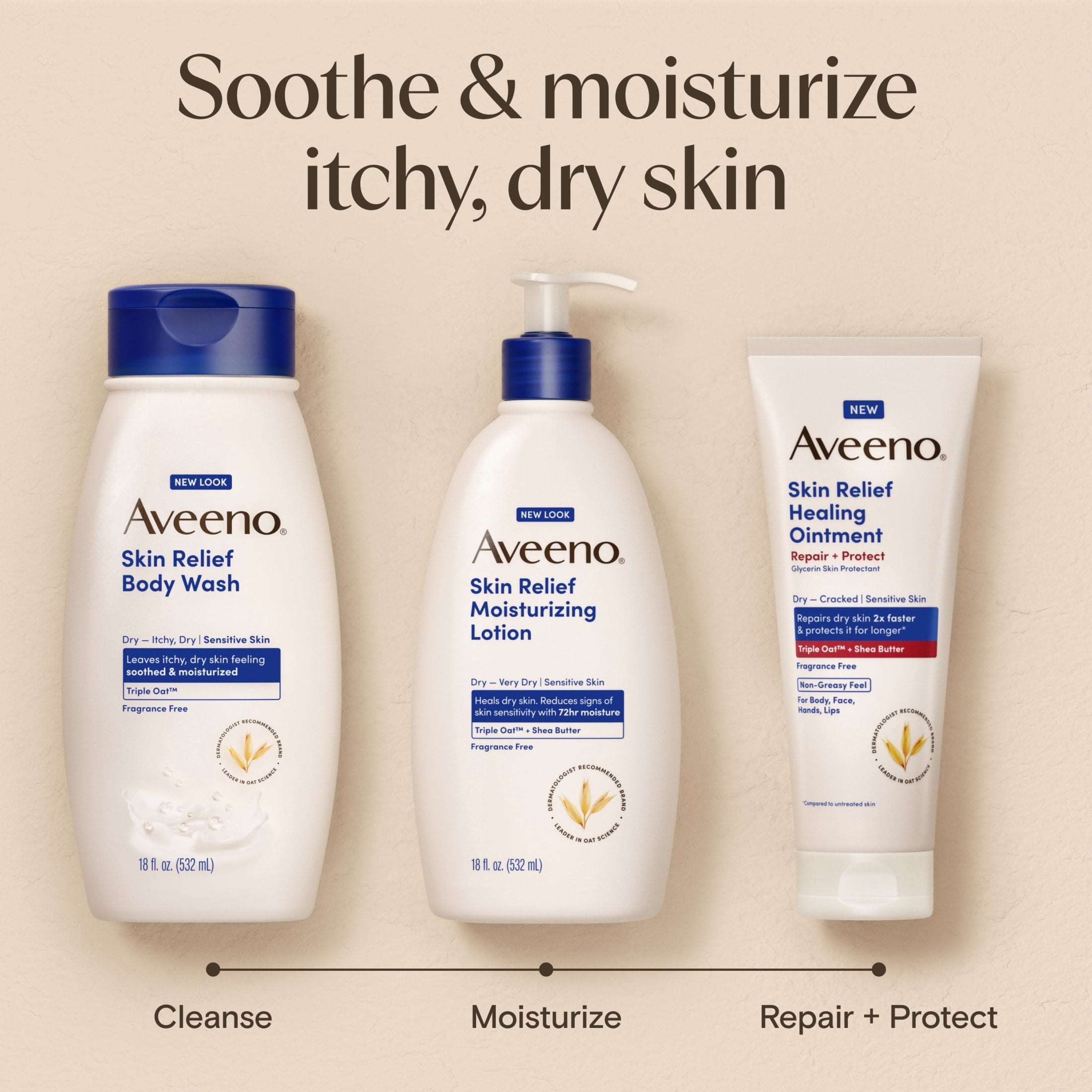 Aveeno Skin Relief Moisturizing Lotion for Very Dry Skin, 12 fl. oz