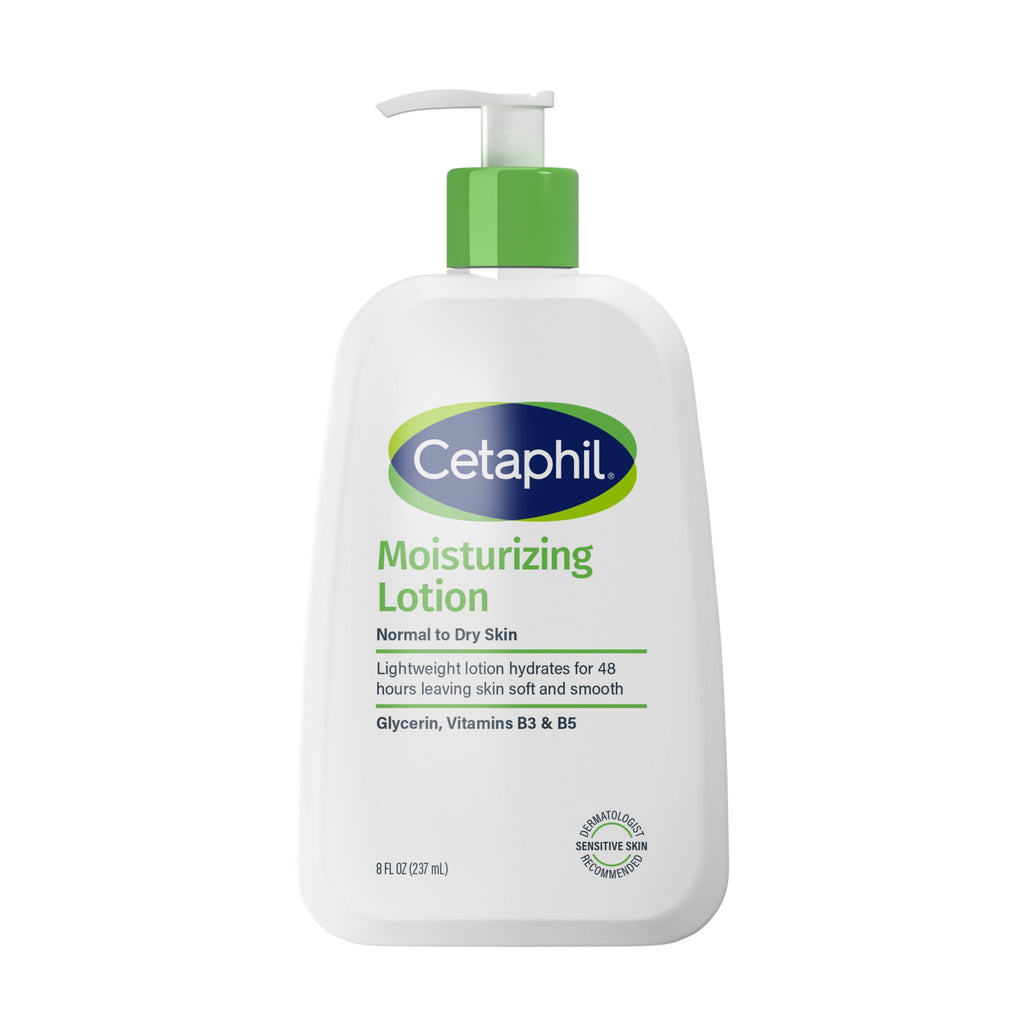 (2 pack) Cetaphil Moisturizing Lotion for Normal to Dry Skin, Hydrating Fragrance Free, 8 fl oz