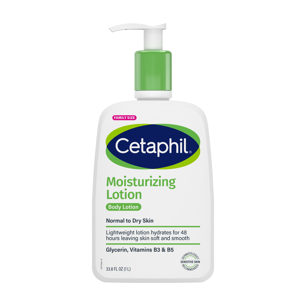 Cetaphil Hydrating Moisturizing Lotion for Normal to Dry Skin, Sensitive Skin, 33.8 Fl Oz
