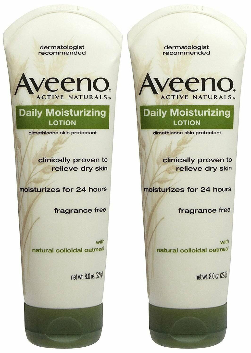 Aveeno Daily Moisturizing Body Lotion w/ Colloidal Oatmeal, 8oz, 2-Pack