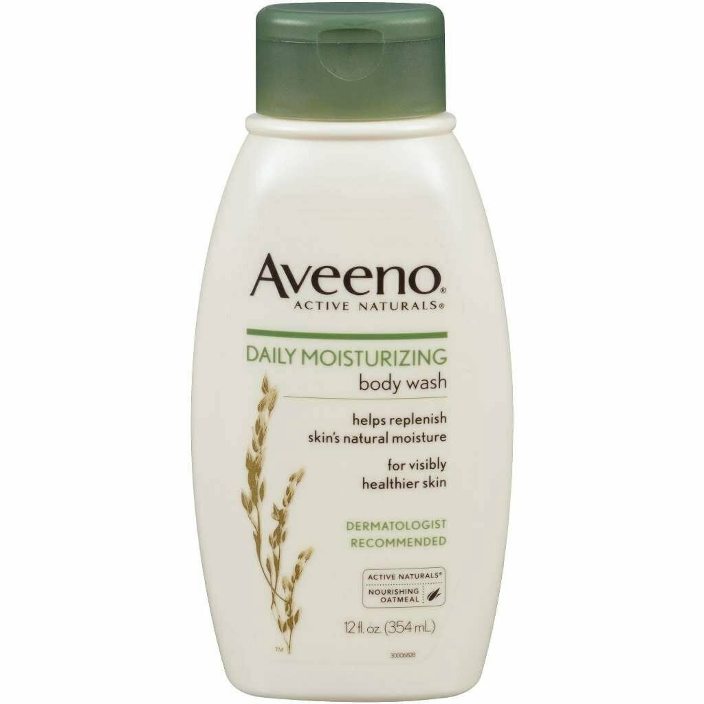 AVEENO Active Naturals Daily Moisturizing Body Wash 12 oz Pack of 7