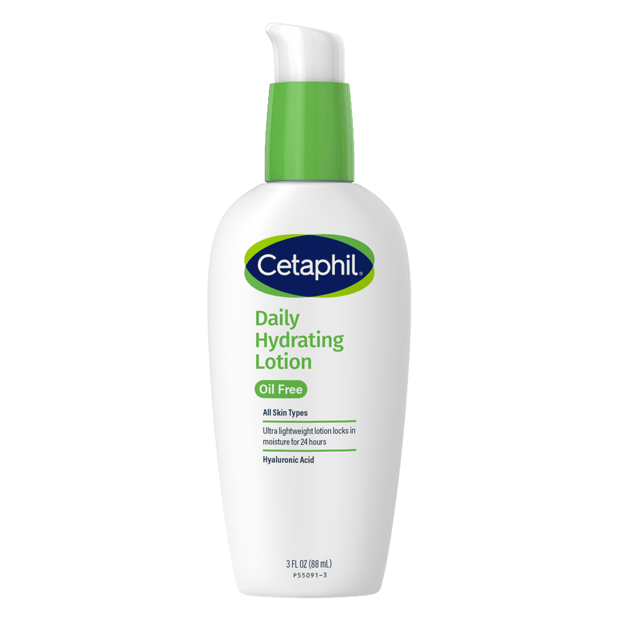 Cetaphil Daily Hydrating Lotion with Hyaluronic Acid, 3 Oz..
