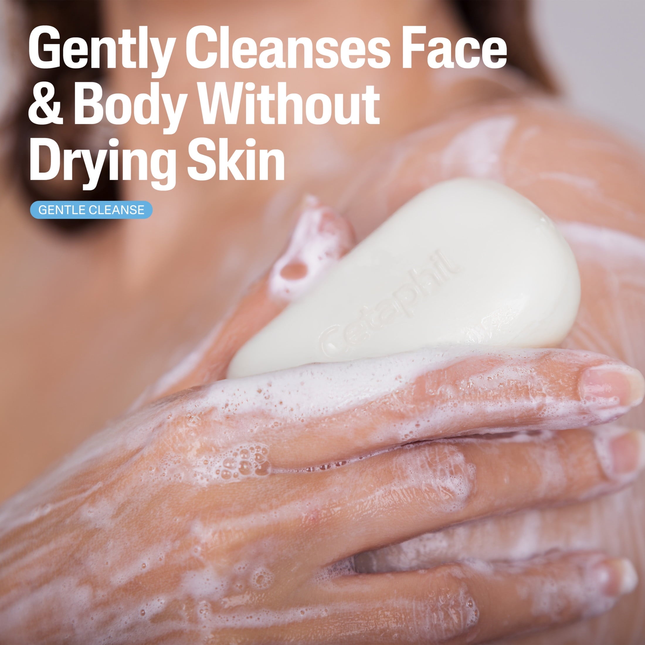 Cetaphil Gentle Cleansing Bar, 4.5 oz, Nourishing Cleansing Bar For Dry, Sensitive Skin