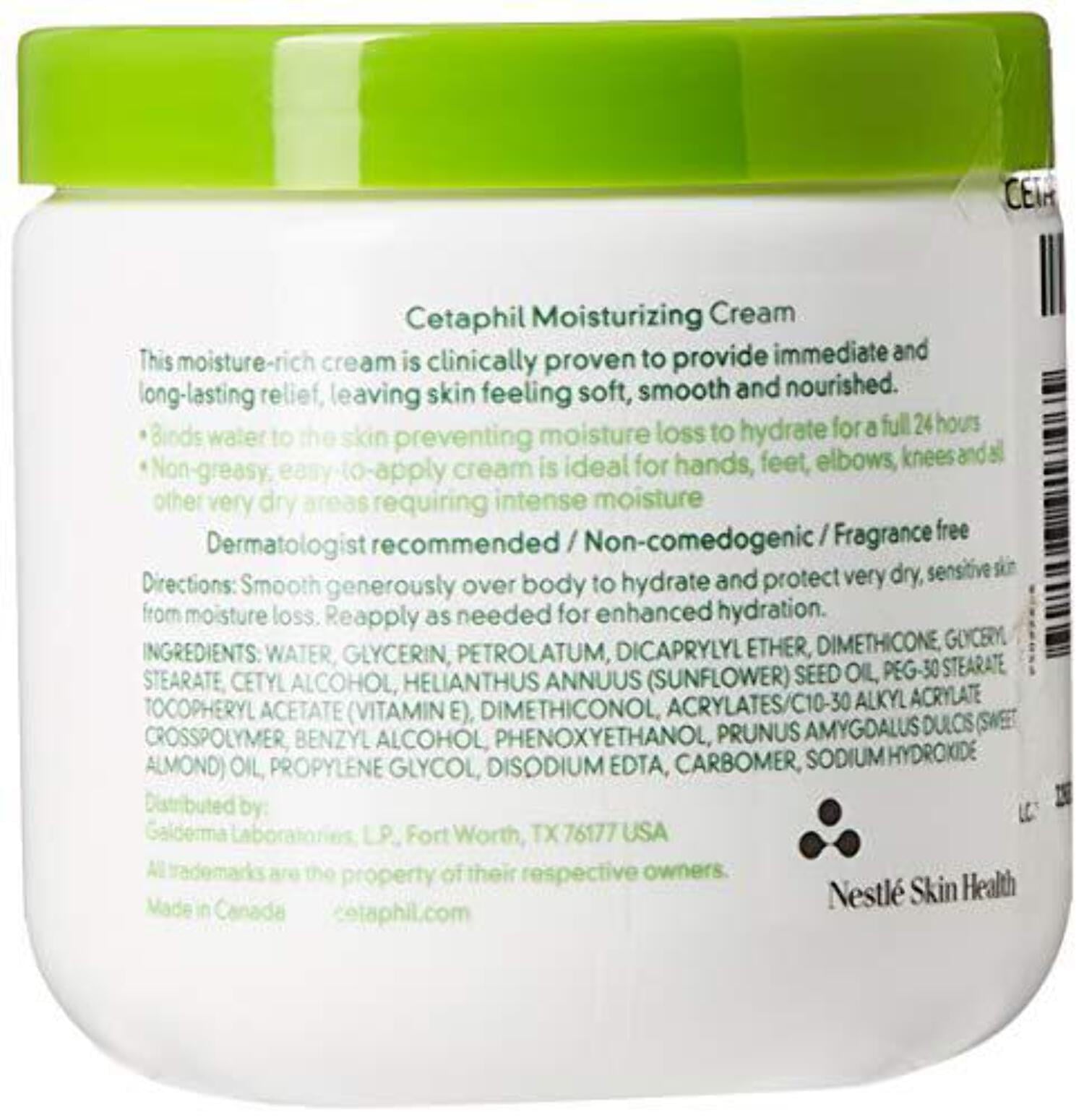 Cetaphil Moisturizing Cream, Hydrating Moisturizer For Dry To Very Dry, Sensitive Skin, Fragrance Free, 16 Oz.,