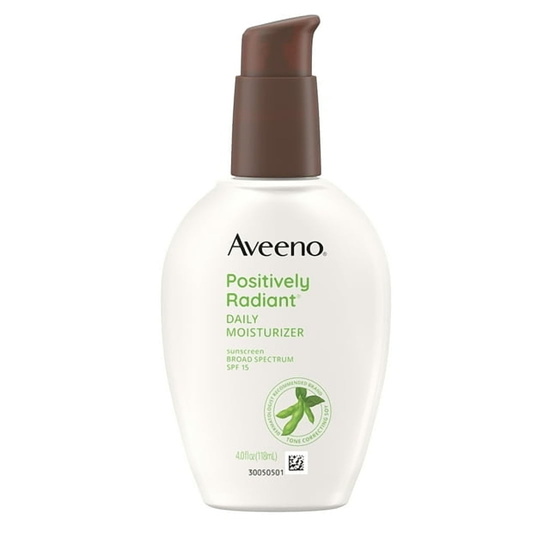 2 Pack - Aveeno Positively Radiant Daily Moisturizer, SPF 15 4oz Each