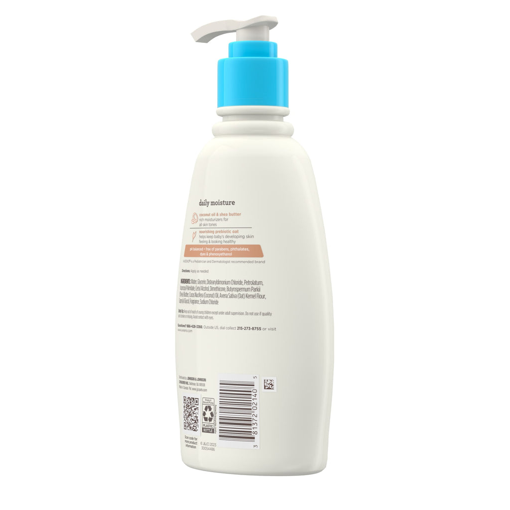 Aveeno Baby Daily Moisturizing Body Lotion Cream for Baby and Toddler with Nourishing Oat, 12 fl oz