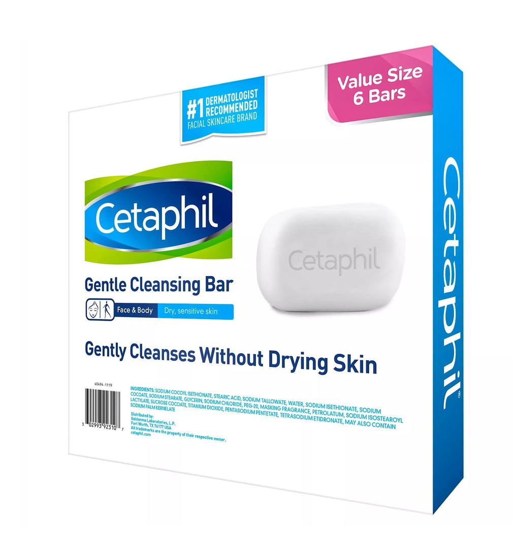 Cetaphil Gentle Cleansing Bar Value Pack