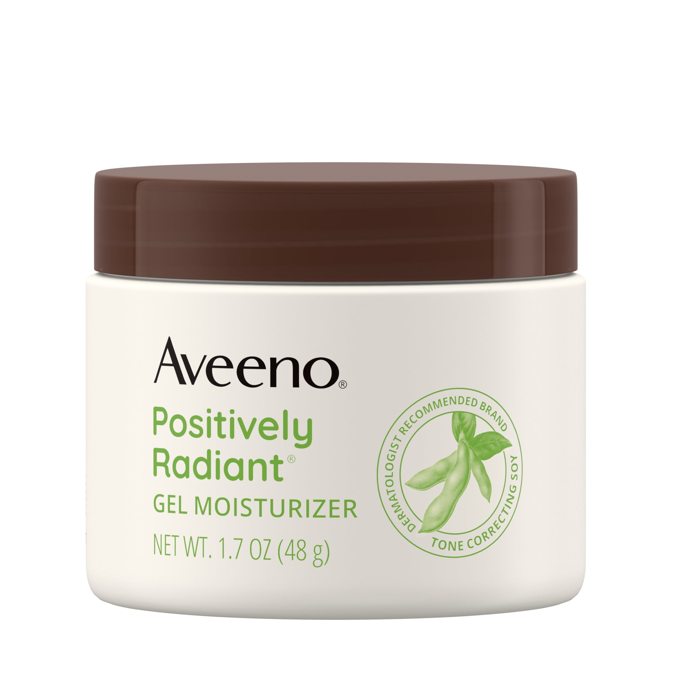 (2 pack) Aveeno Positively Radiant Brightening Gel Face Moisturizer, 1.7 oz