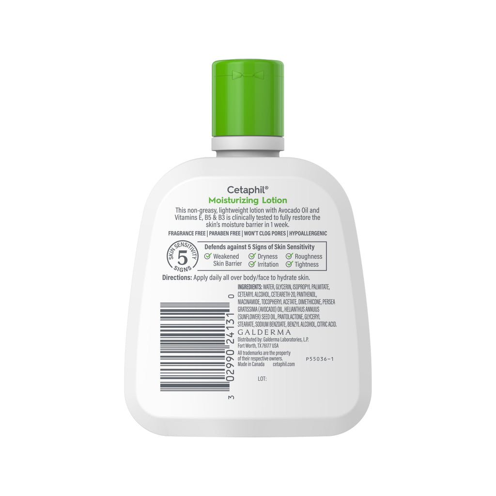 (2 pack) Cetaphil Moisturizing Lotion Hydrating Lotion for All Skin Types, Sensitive Skin, 4 oz