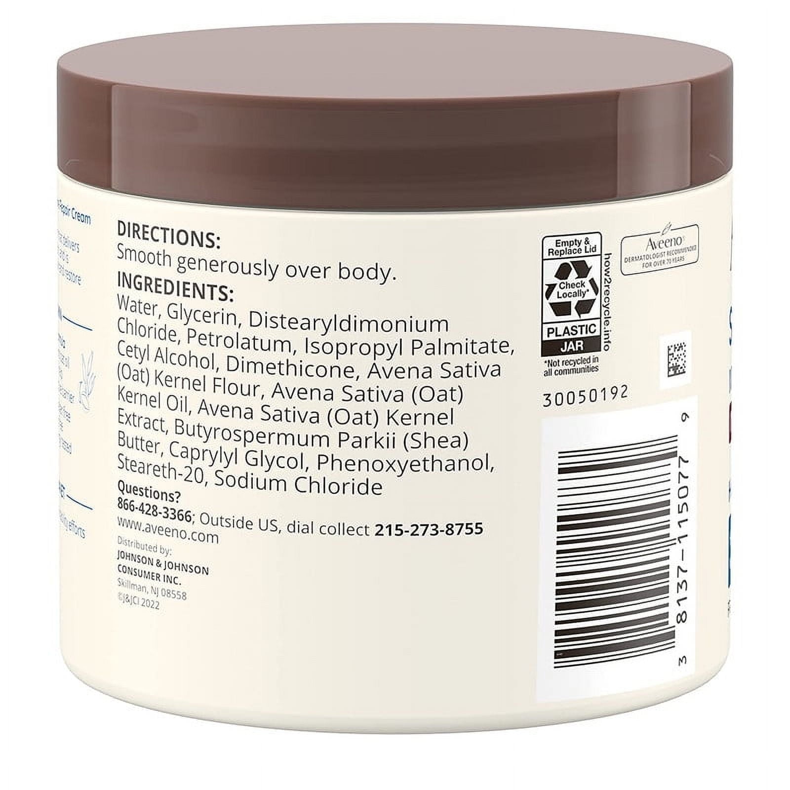 Aveeno Skin Relief Moisturizing Cream Extra-Dry Skin, 11 oz, 3 Pack