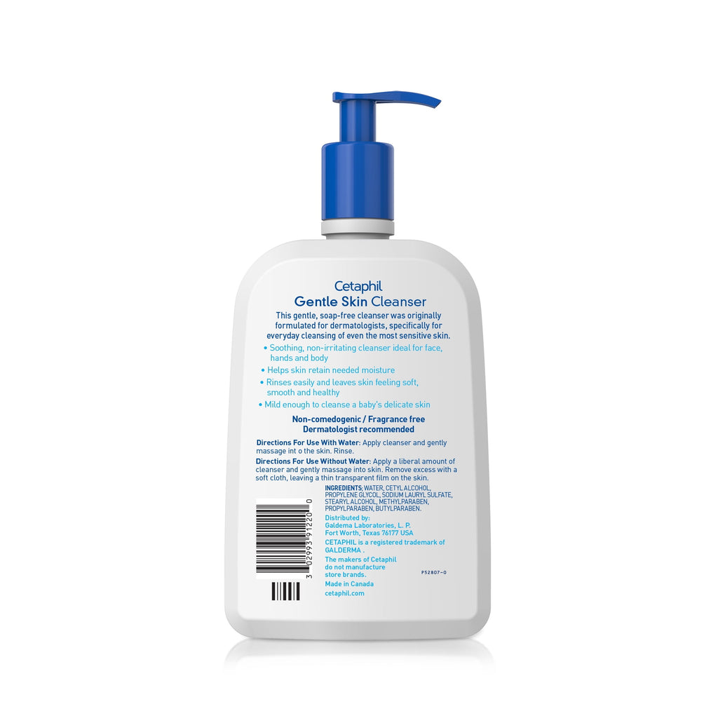 Cetaphil Gentle Skin Cleanser, Hydrating Face Wash & Body Wash, 8 fl oz