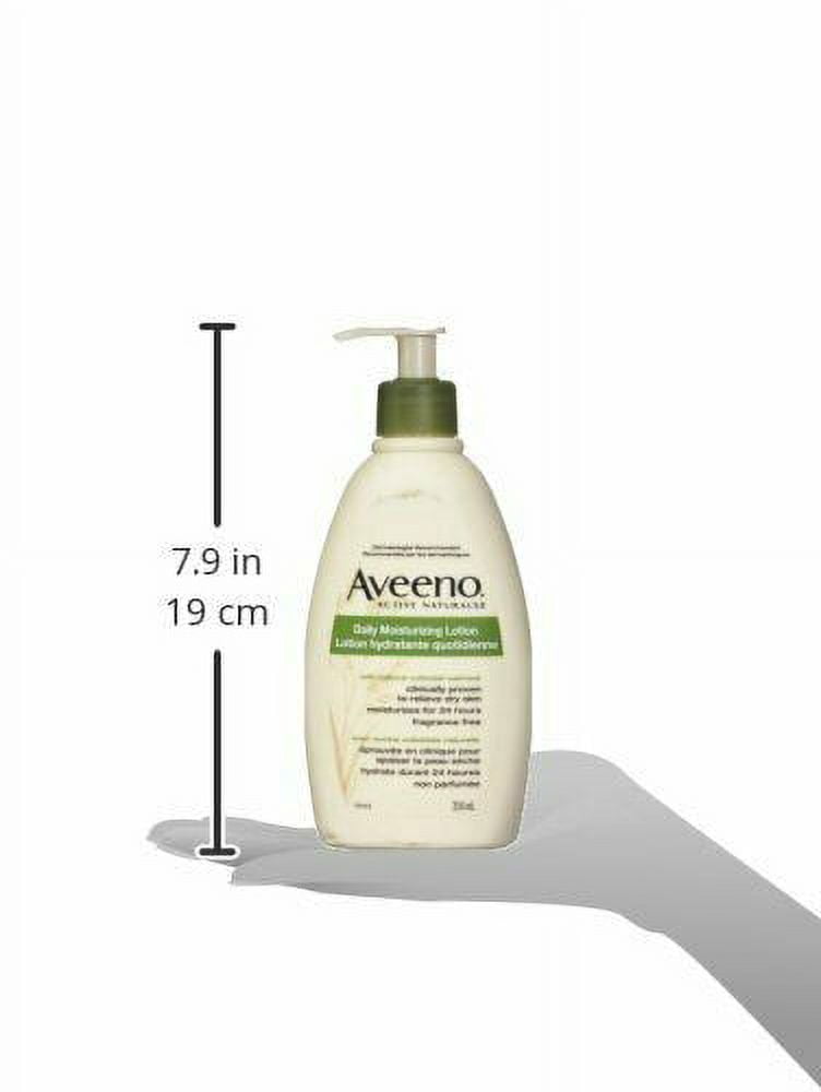 Aveeno Daily Moisturizing Lotion Nourish Dry Skin Soothing Oat 12 oz,2-Pack