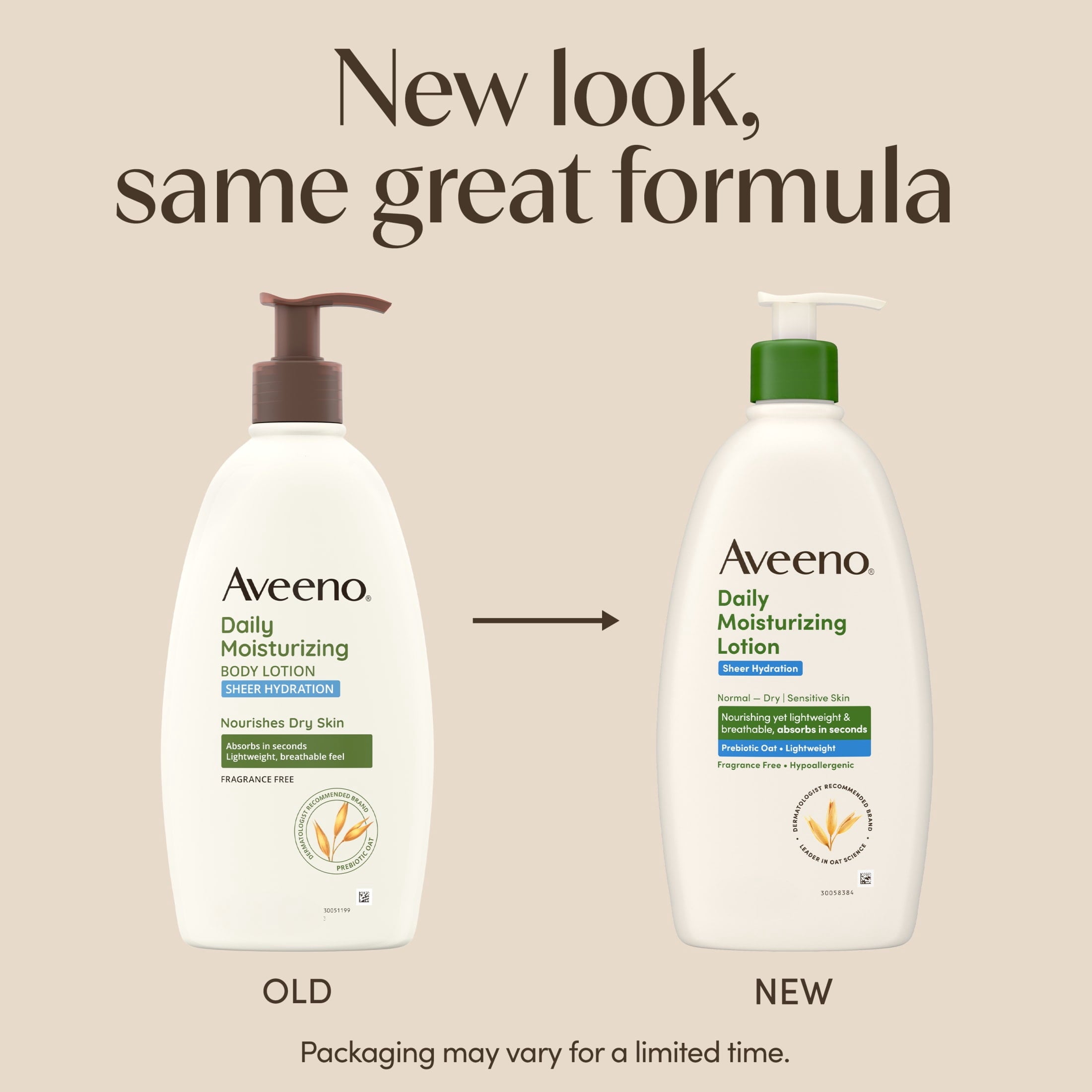 Aveeno Daily Moisturizing Sheer Hydration Body Lotion, 18 Fl oz