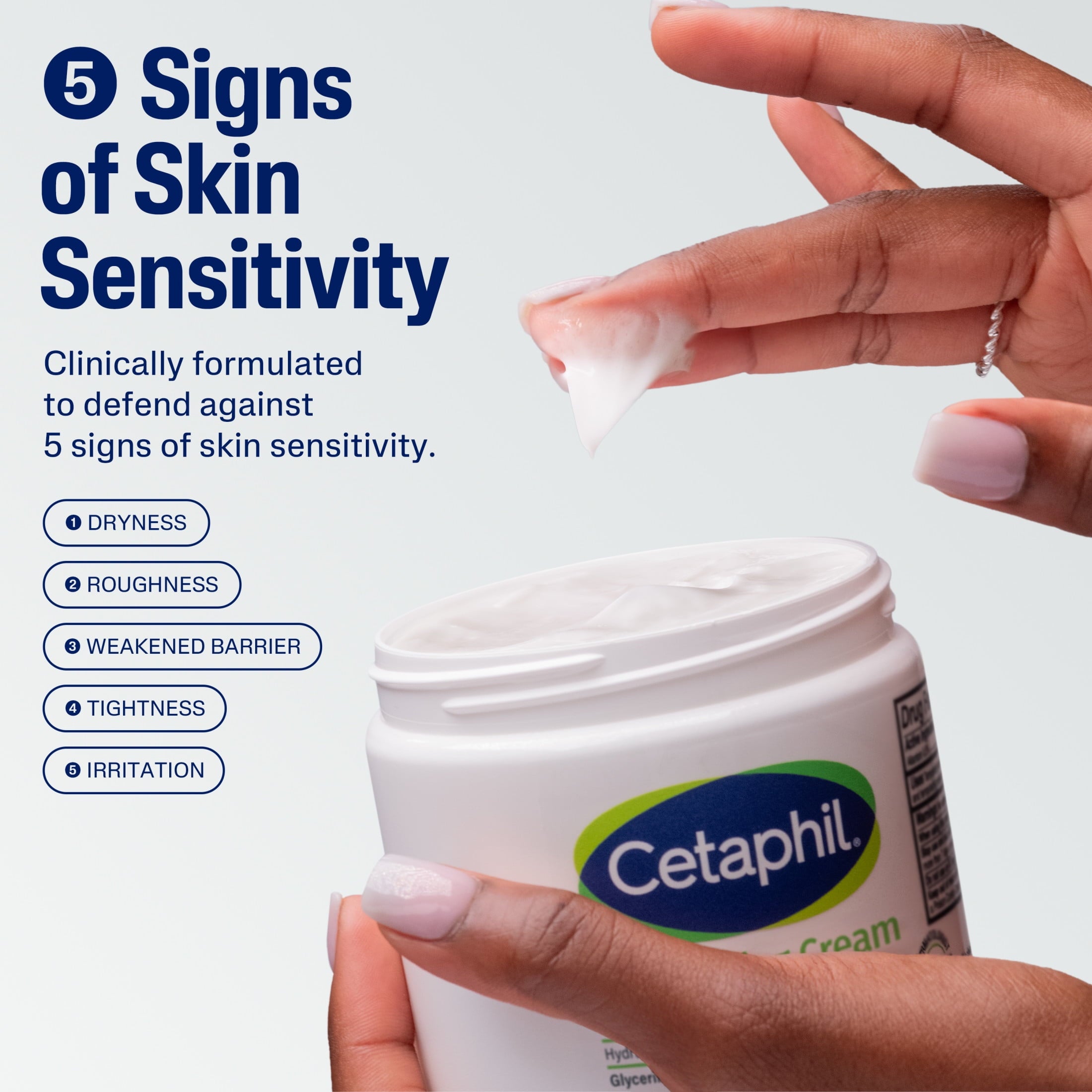 Cetaphil Travel Size Moisturizing Cream for Very Dry to Dry Skin, Unscented, 3 oz