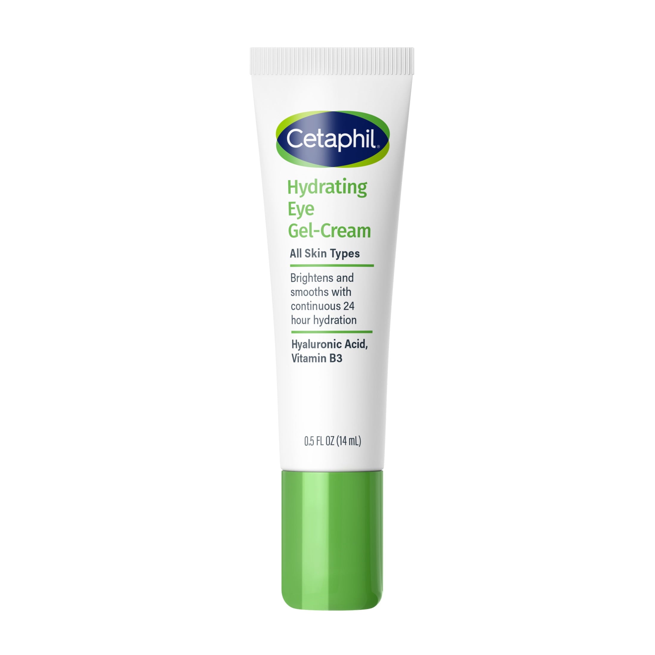 Cetaphil Daily Hydrating Eye Gel Cream for Sensitive Skin with Hyaluronic Acid, 0.5 fl oz